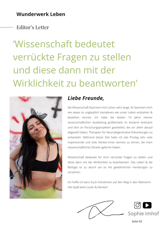 "Wunderwerk Leben" Vol. 04 - Was Sport wirklich mit uns macht